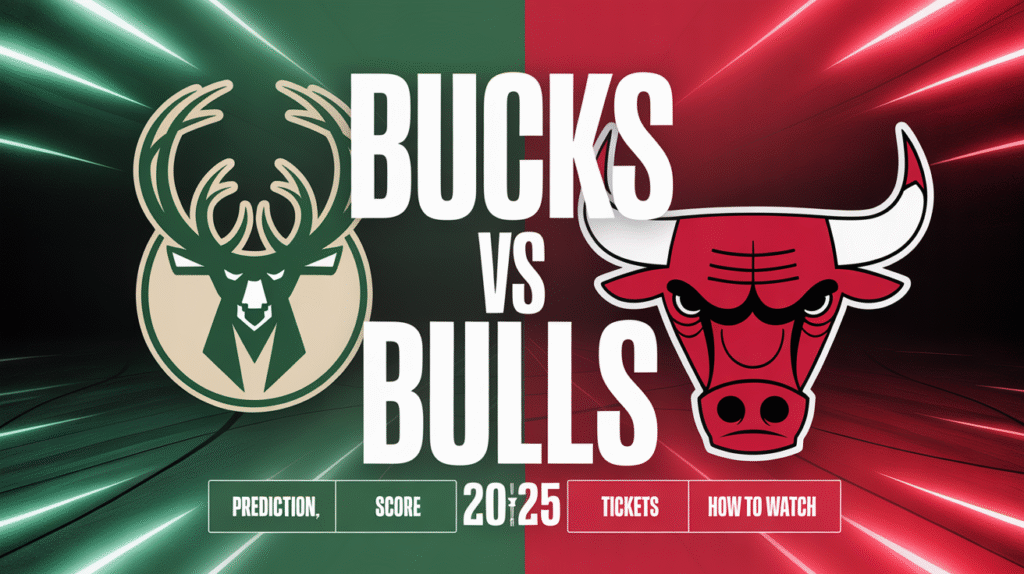 Bucks vs Bulls 2025: Prediction, Score, Tickets, and How to Watch 2 image 1