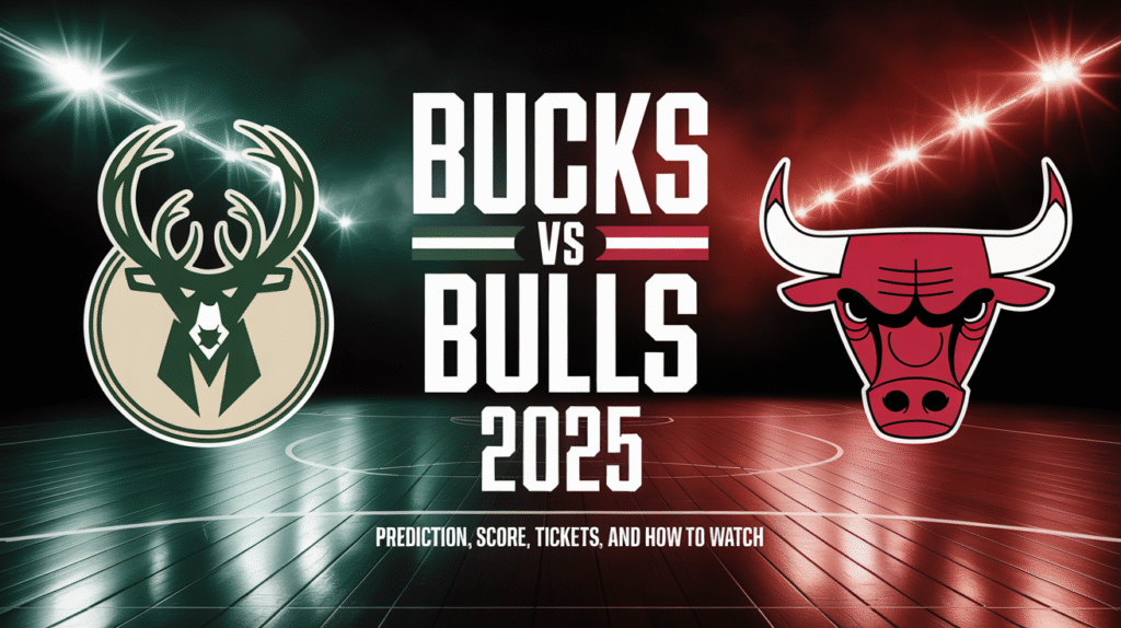 Bucks vs Bulls 2025: Prediction, Score, Tickets, and How to Watch 3 image 2