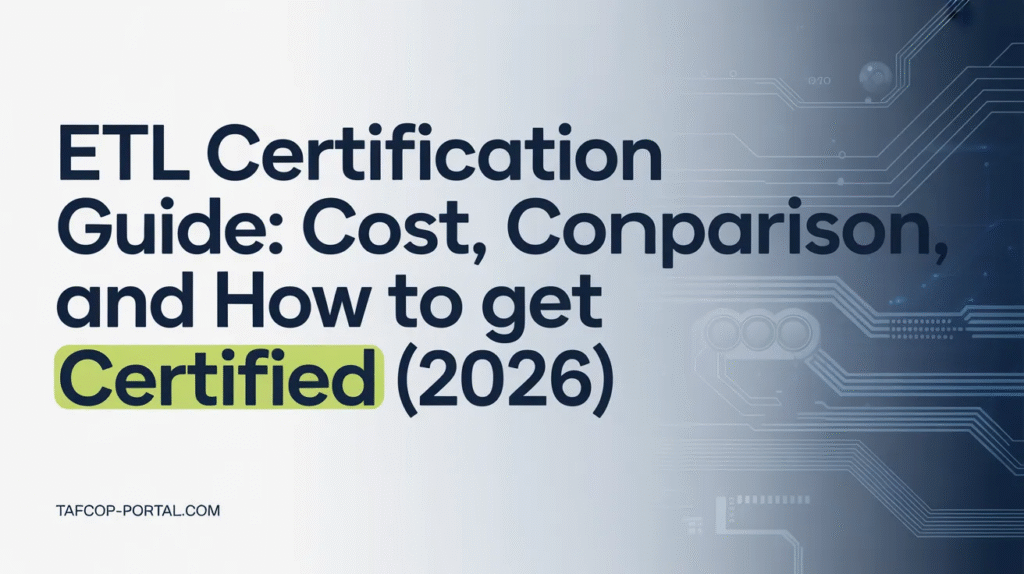 ETL Certification Guide: Cost, Comparison, and How to Get Certified (2026) 2 image 3