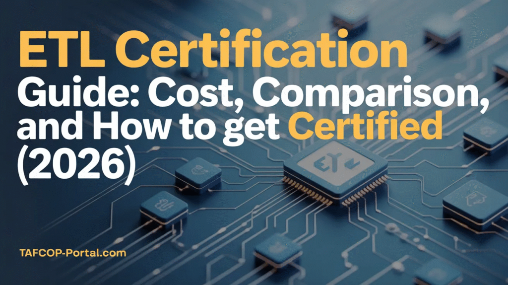 ETL Certification Guide: Cost, Comparison, and How to Get Certified (2026) 3 image 4